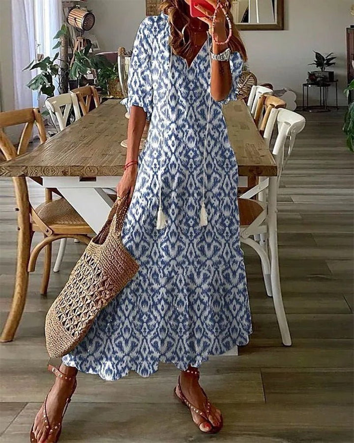 Luna | Abito Boho Comodo dalla Vestibilità Impeccabile