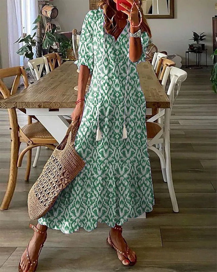 Luna | Abito Boho Comodo dalla Vestibilità Impeccabile