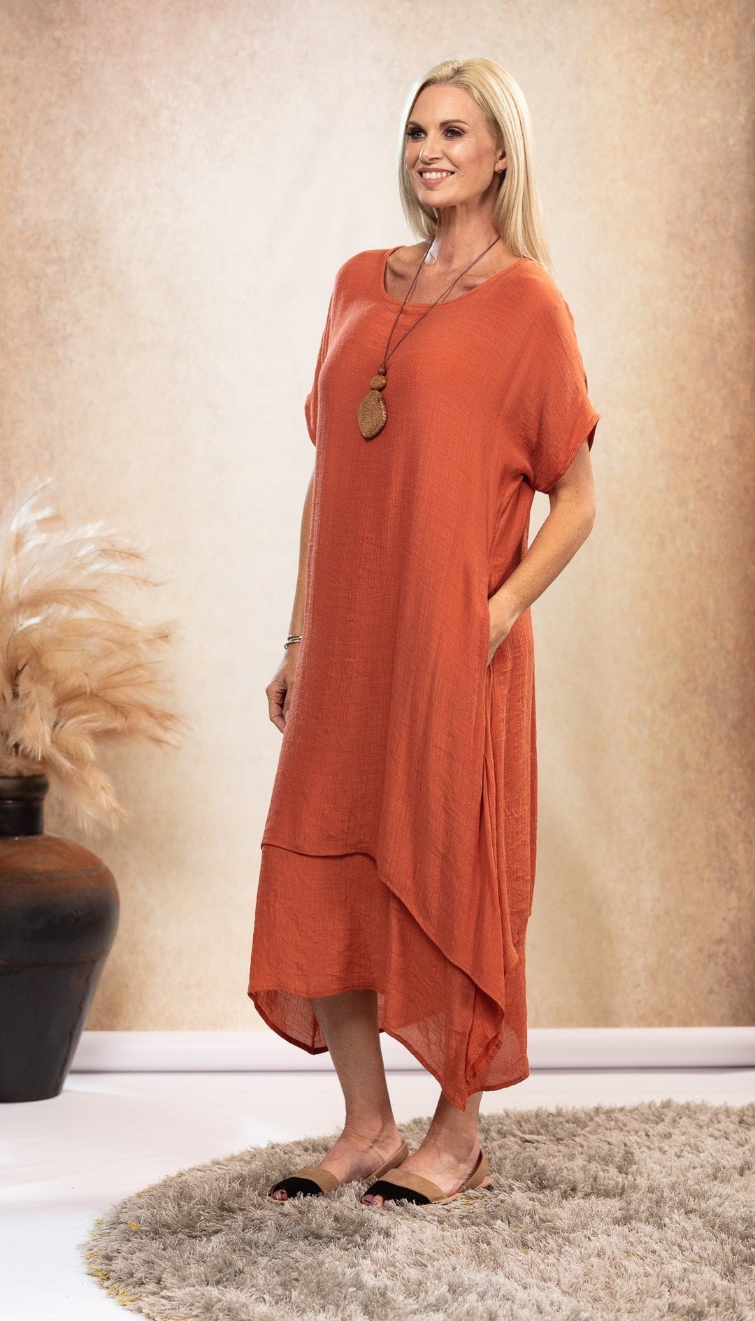 Camille | Rilassato Flow Maxi Abito