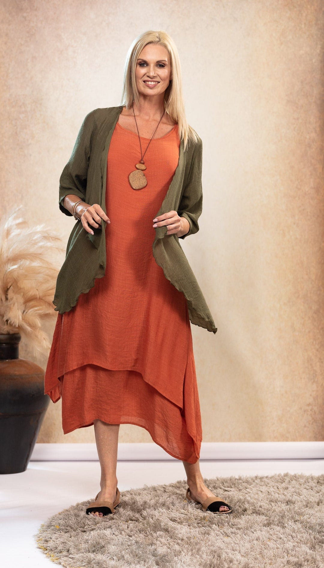 Camille | Rilassato Flow Maxi Abito