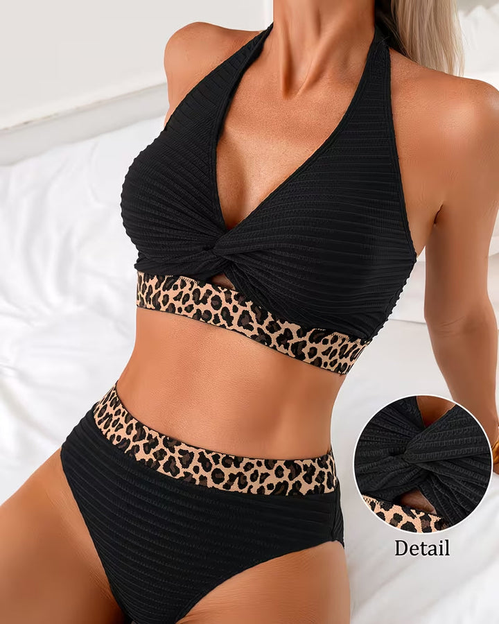Willa | a Coste Leopard Colour-Block Bikini