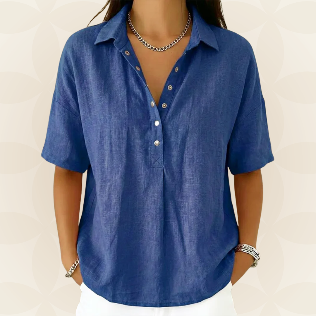 Ismay | The Collared Button Camicetta