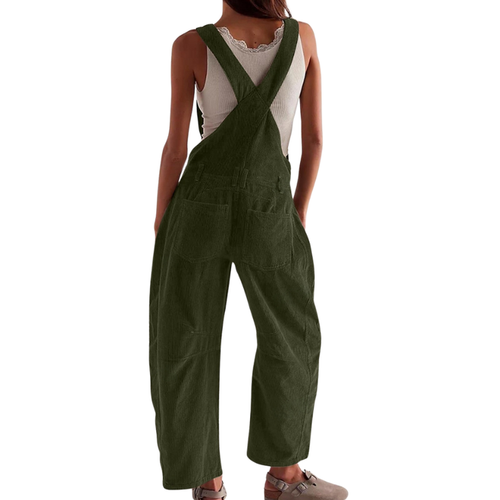 Ethel | Stylish Barrel Gamba Larga Salopette Tuta