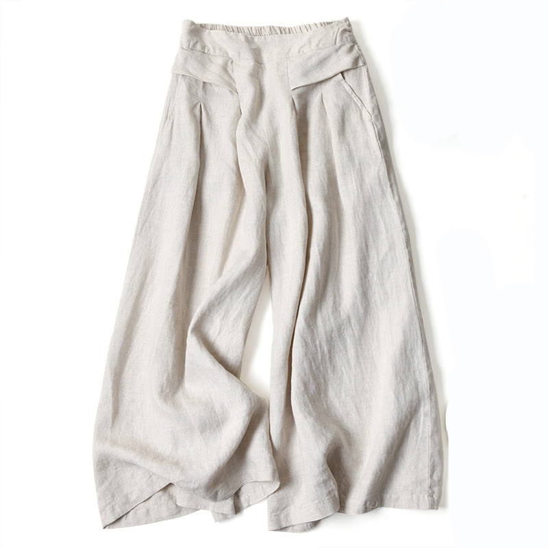 Honor | Fluid Gamba Larga Lino Culottes