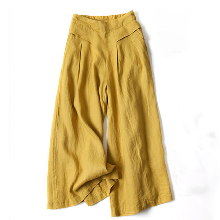 Honor | Fluid Gamba Larga Lino Culottes
