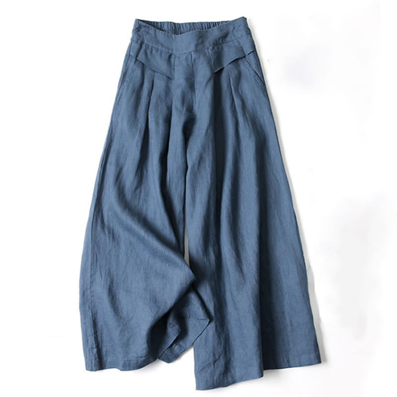 Honor | Fluid Gamba Larga Lino Culottes