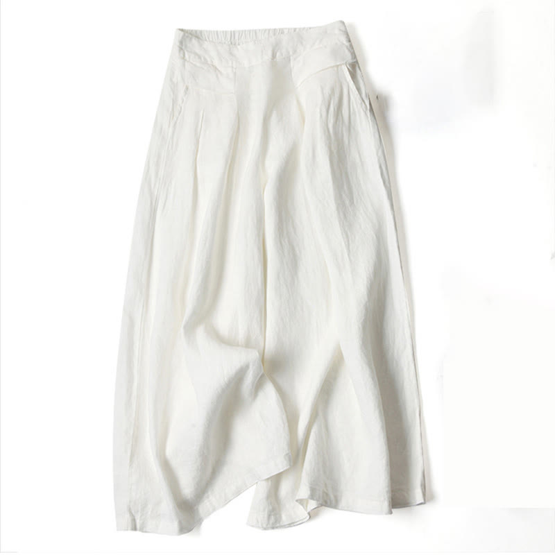 Honor | Fluid Gamba Larga Lino Culottes