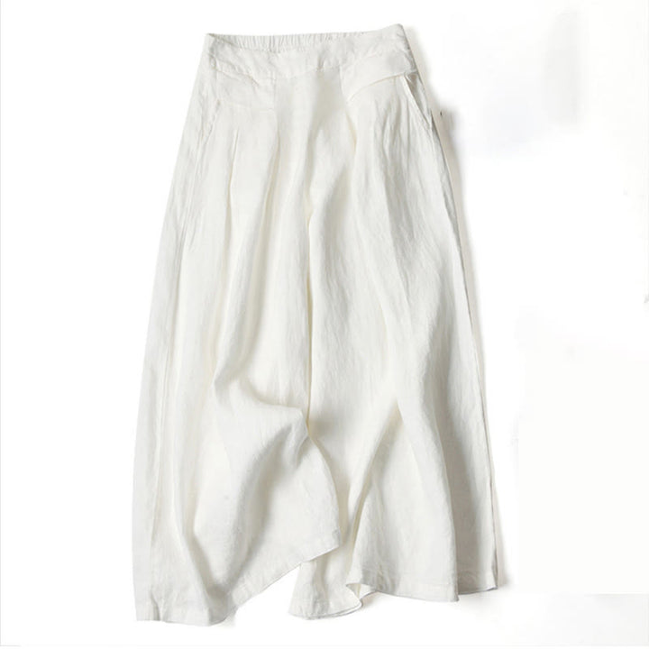 Honor | Fluid Gamba Larga Lino Culottes
