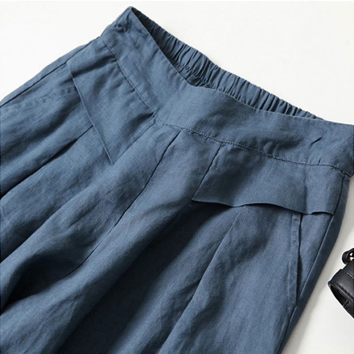 Honor | Fluid Gamba Larga Lino Culottes