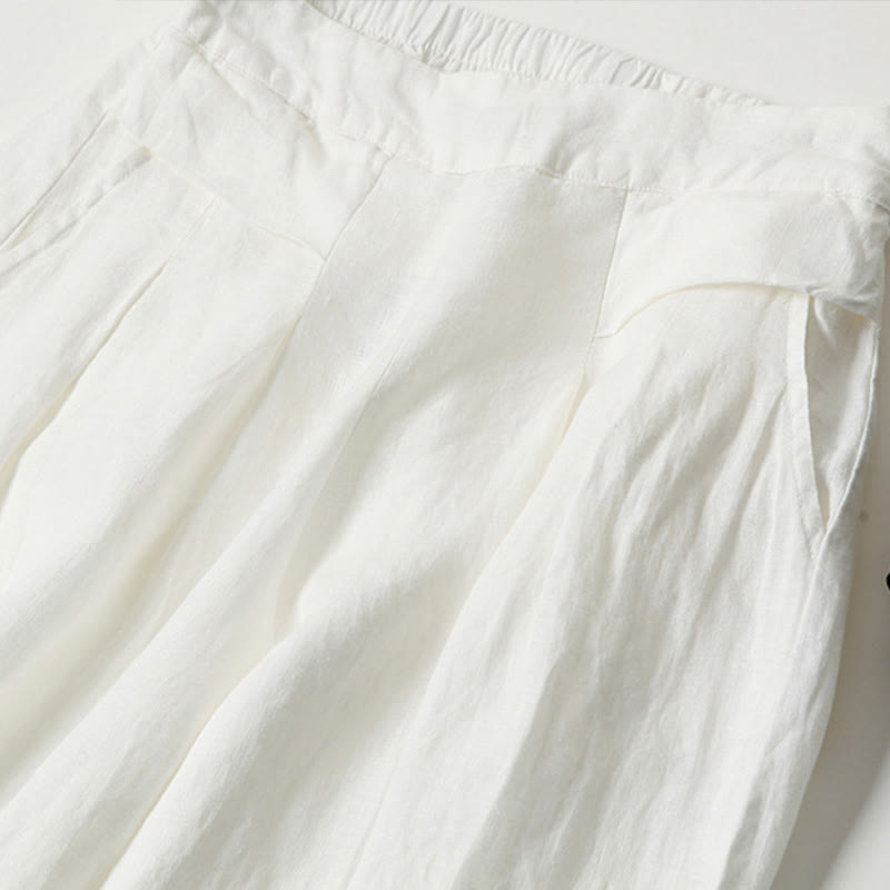 Honor | Fluid Gamba Larga Lino Culottes