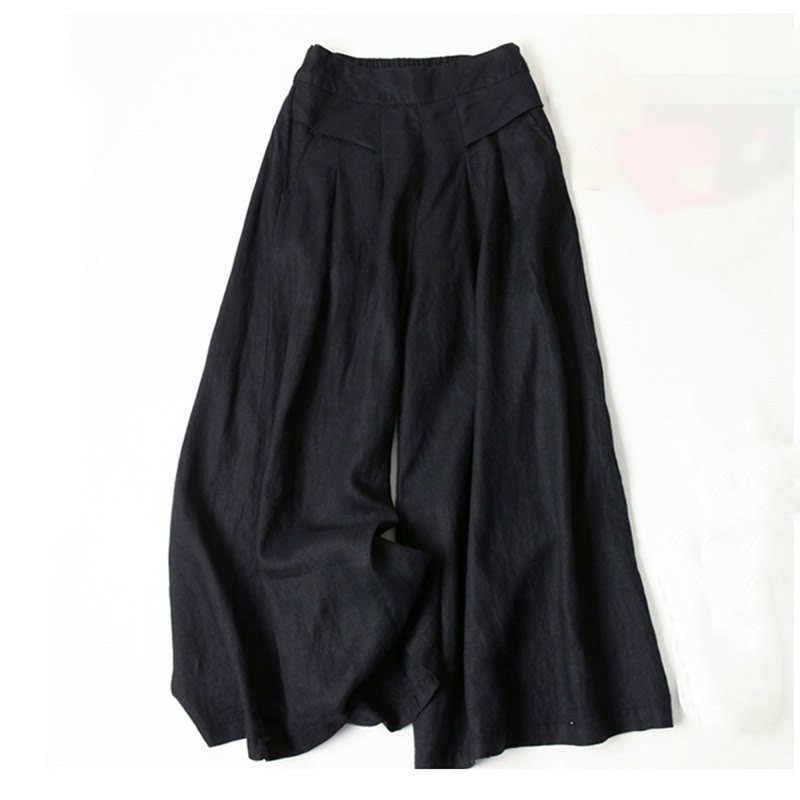 Honor | Fluid Gamba Larga Lino Culottes