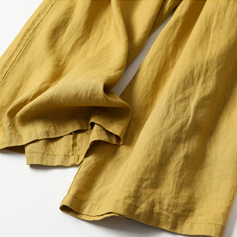 Honor | Fluid Gamba Larga Lino Culottes