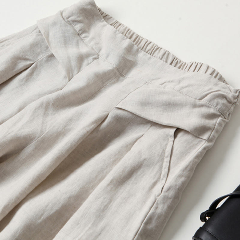 Honor | Fluid Gamba Larga Lino Culottes