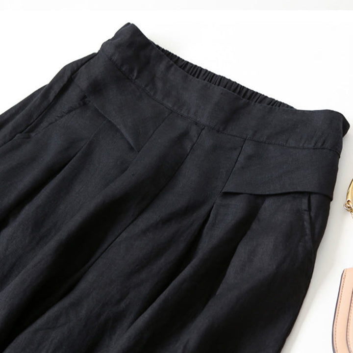 Honor | Fluid Gamba Larga Lino Culottes