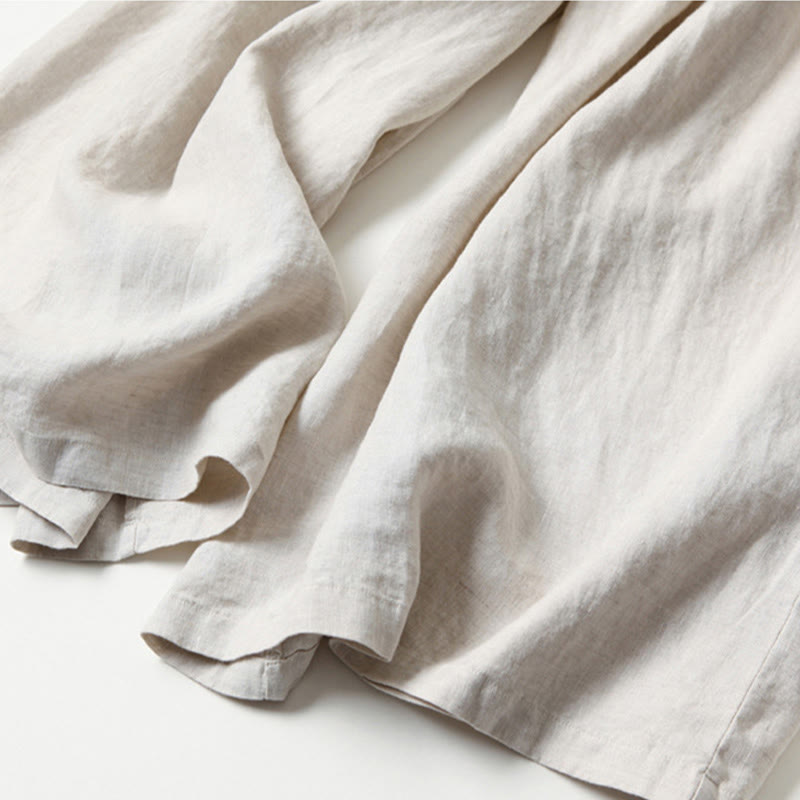 Honor | Fluid Gamba Larga Lino Culottes