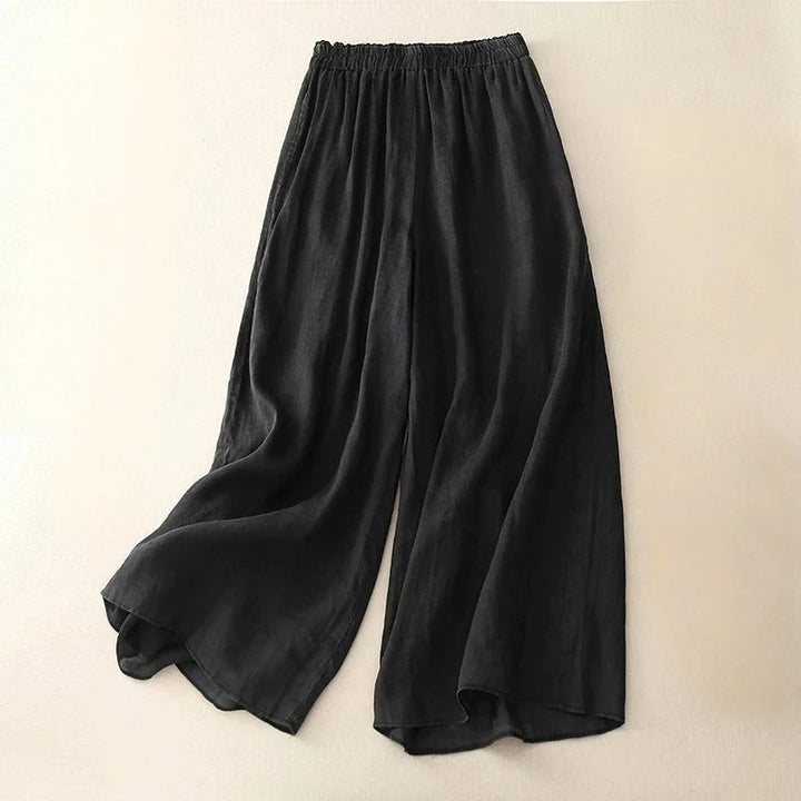 Oona | Rilassato Gamba Larga Culottes with Waistband