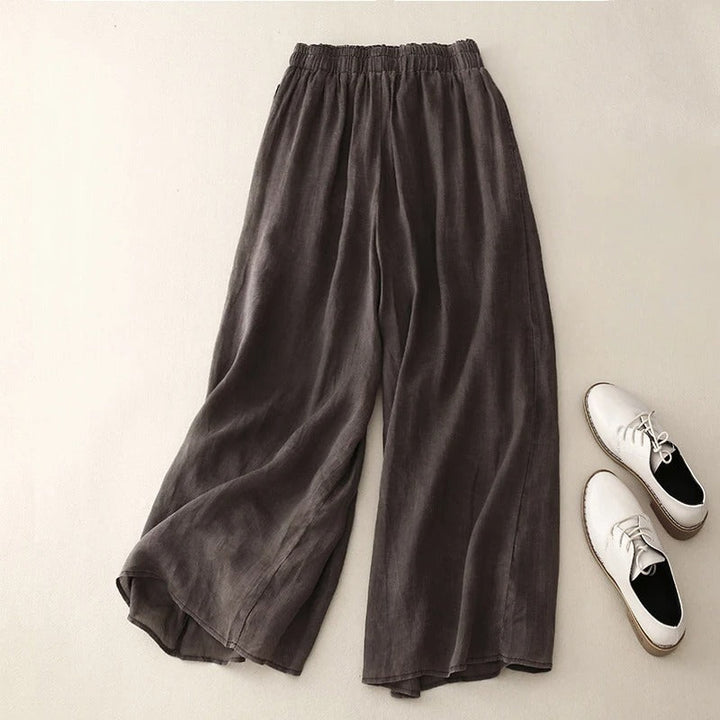 Oona | Rilassato Gamba Larga Culottes with Waistband