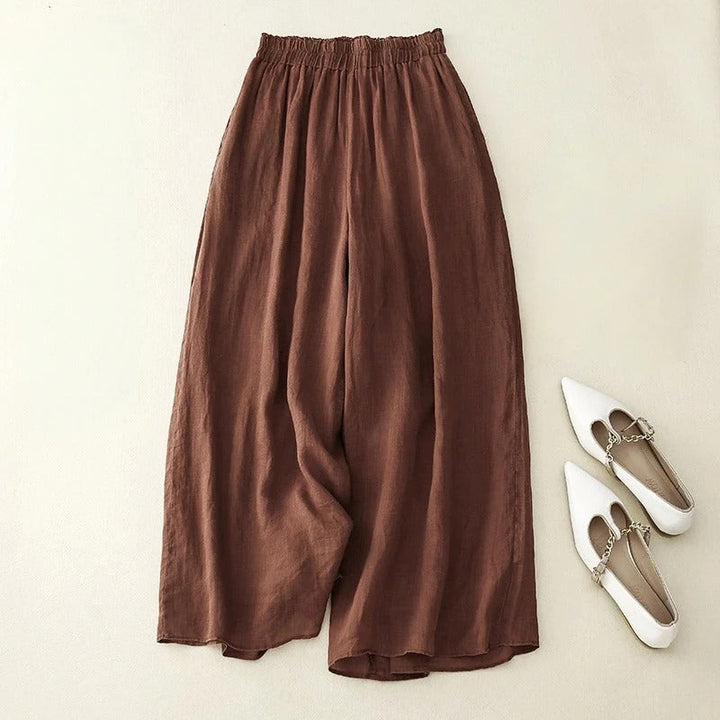 Oona | Rilassato Gamba Larga Culottes with Waistband