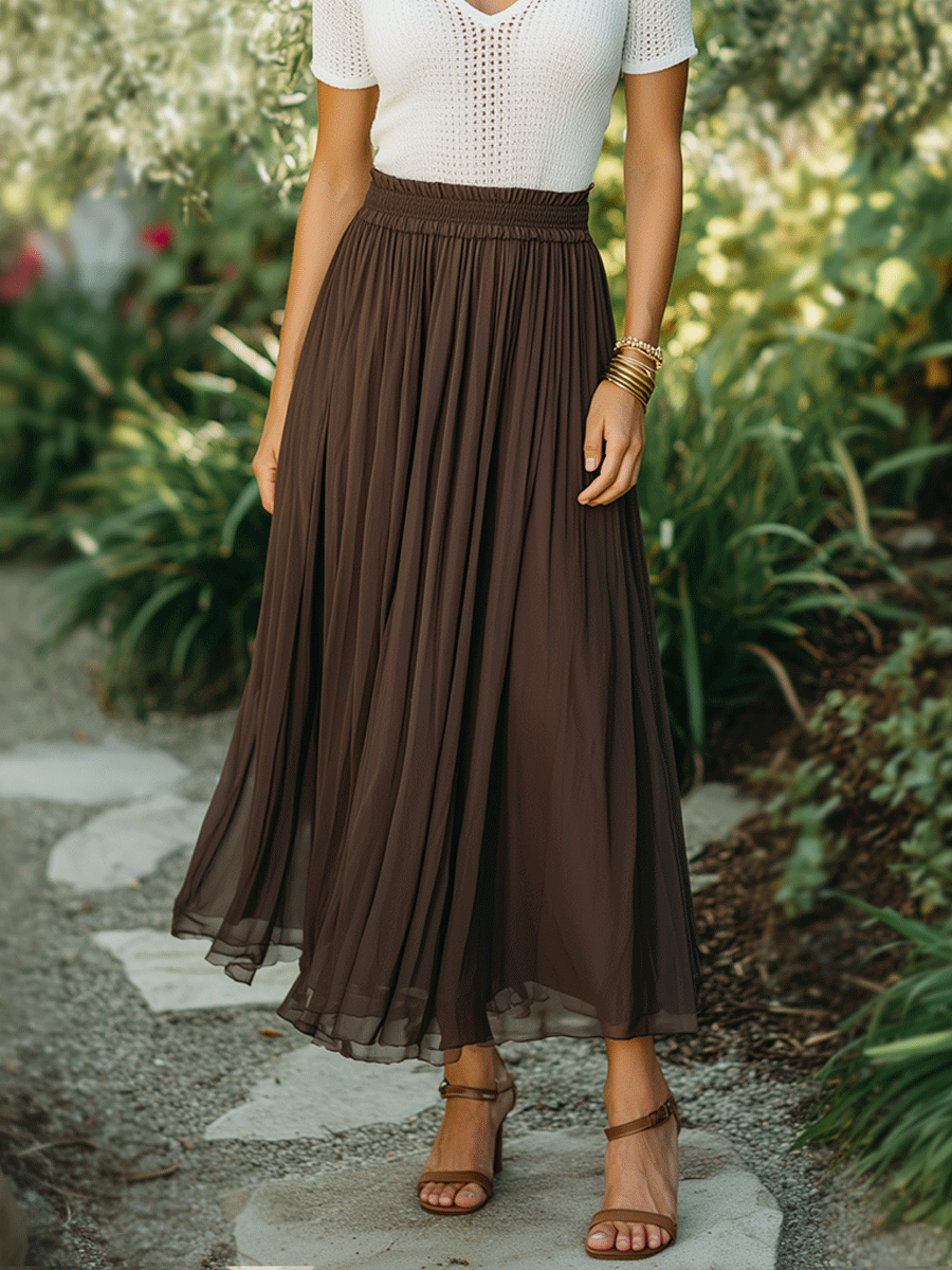 Blythe | Marrone & Avorio Maglia Top
