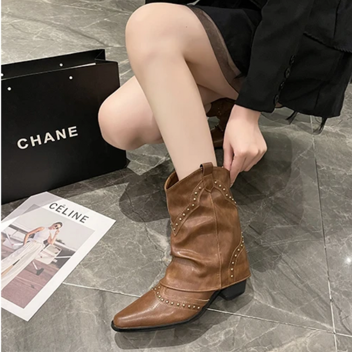 Sierra | Studded Western Stivali