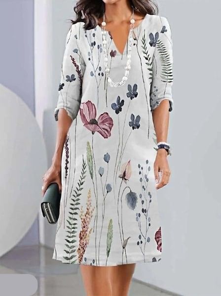Eleanor | Abito Floreale a Strati