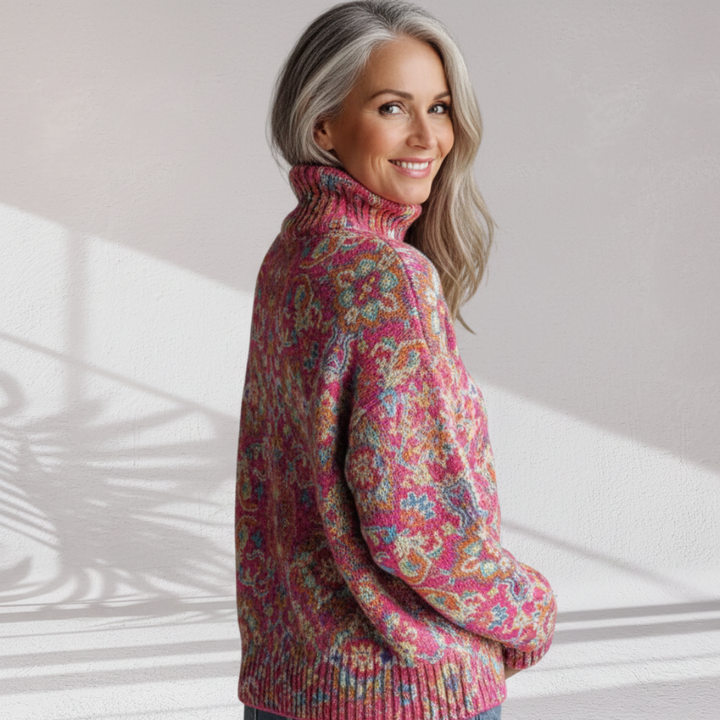 Florence | Floreale Maglia Turtleneck