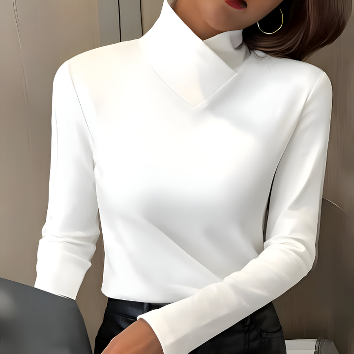 Jacaranda | Minimal Turtleneck Maglia Top