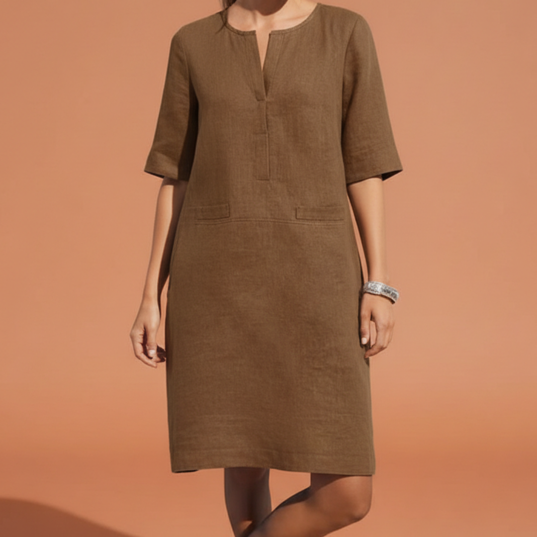 Marlowe | Refined Shift Abito with Elbow Sleeves