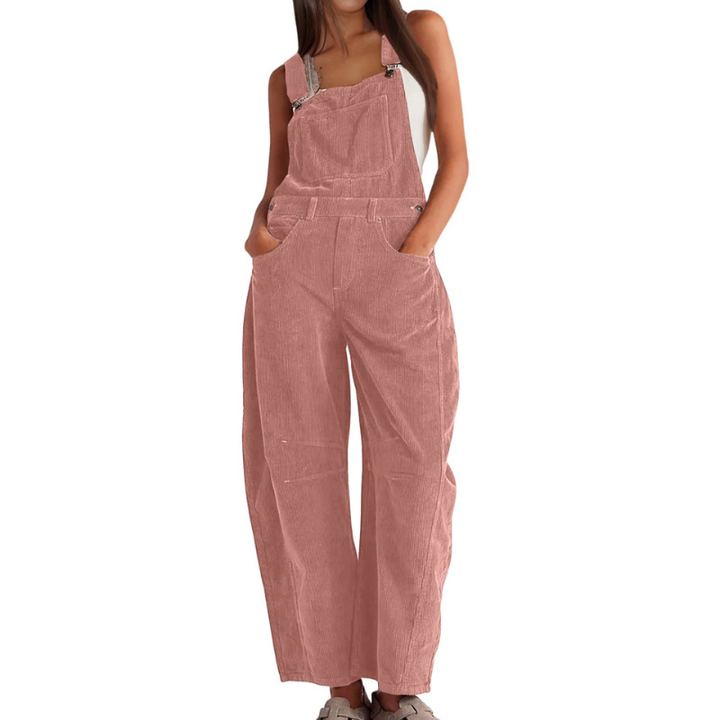 Ethel | Stylish Barrel Gamba Larga Salopette Tuta