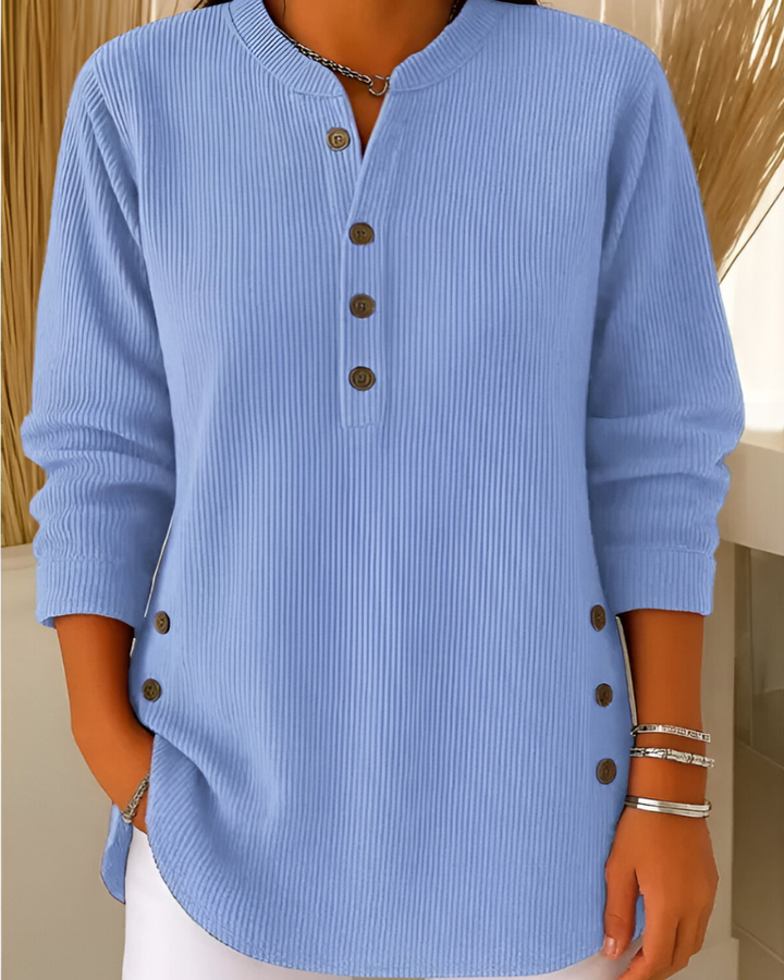 Lorne | a Coste Button Placket Maglia Top