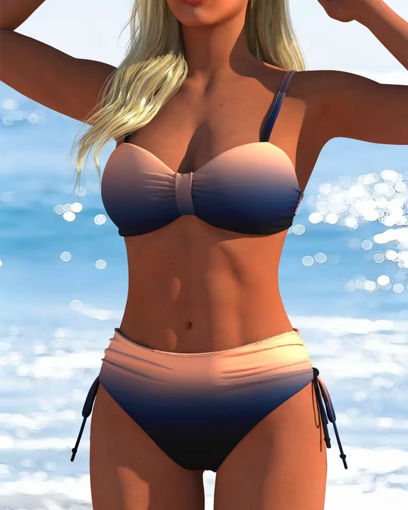 Dora | Gradient Stampa Tie-Bikini