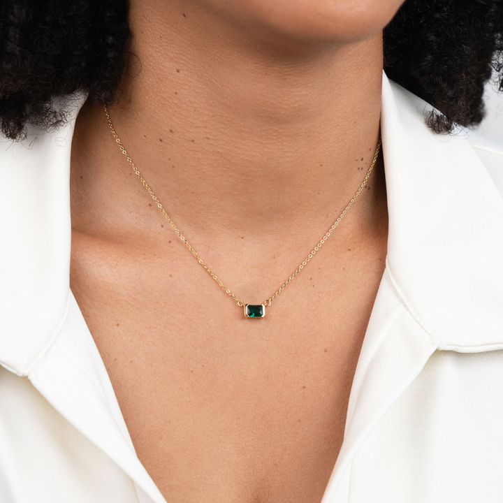 Collana Délicat con Émeraude