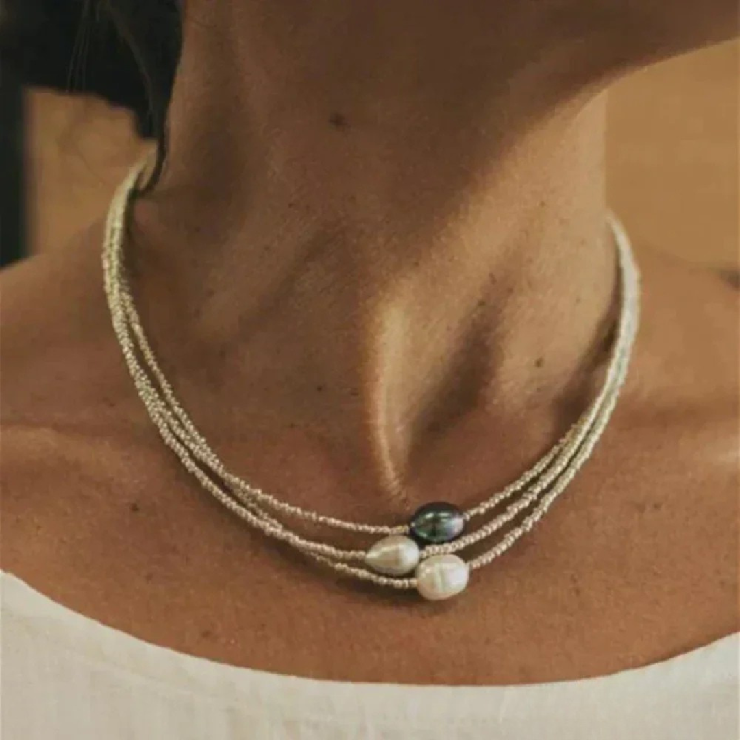 Collana di perle di style antique