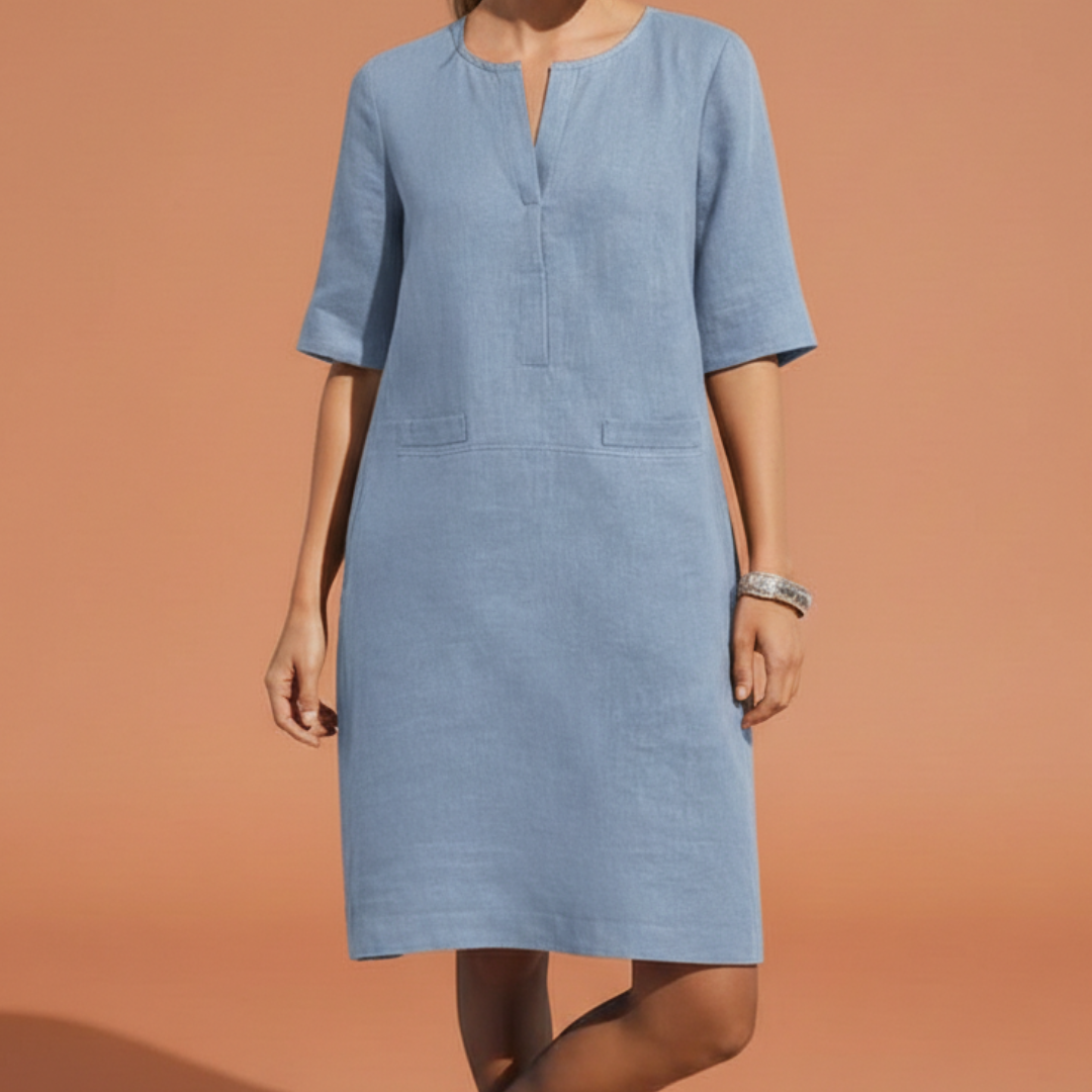 Marlowe | Refined Shift Abito with Elbow Sleeves