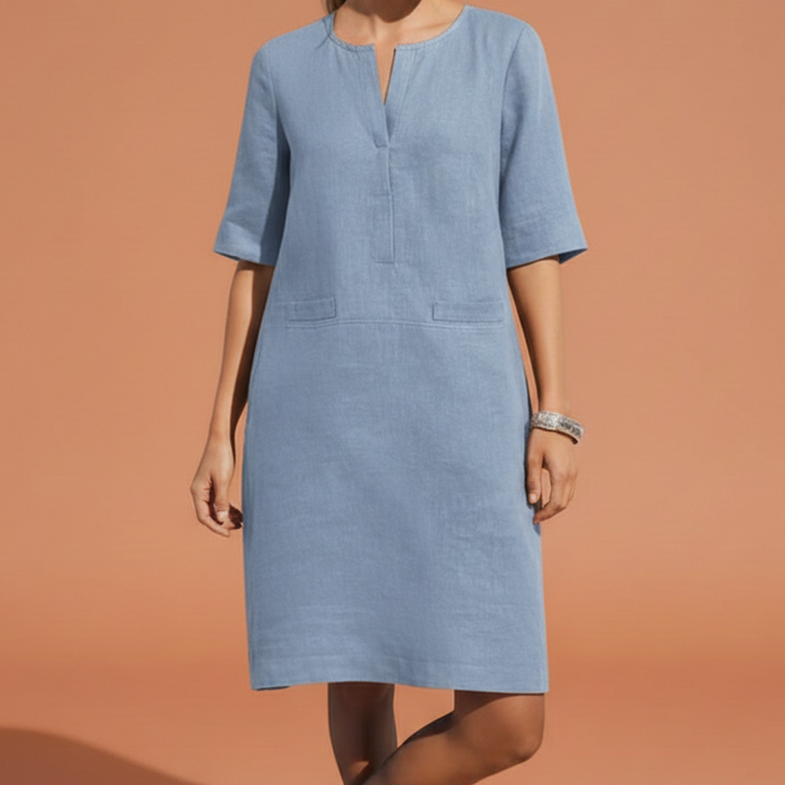 Marlowe | Refined Shift Abito with Elbow Sleeves