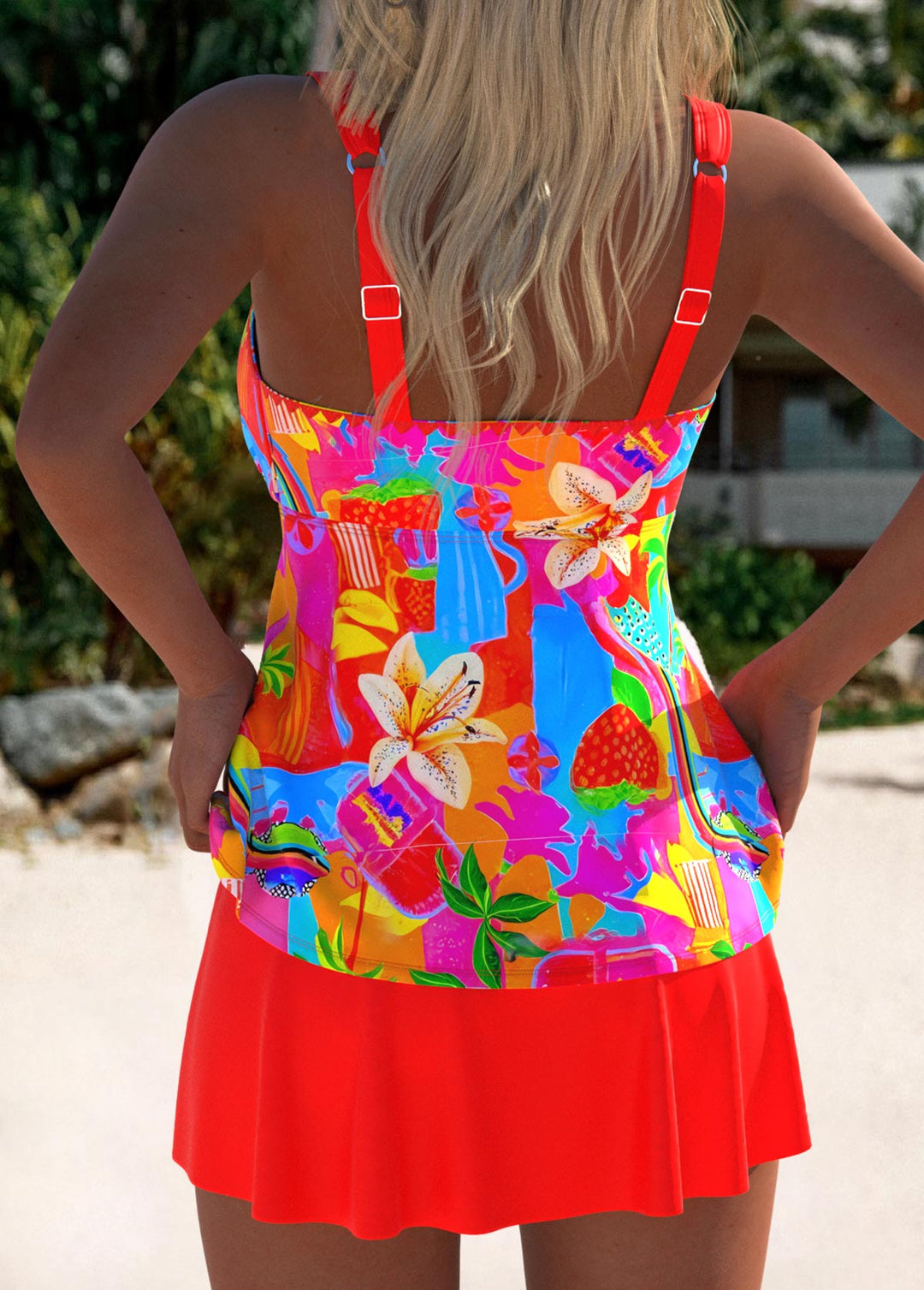Eleanor | Chic Floreale Tankini Swim Abito