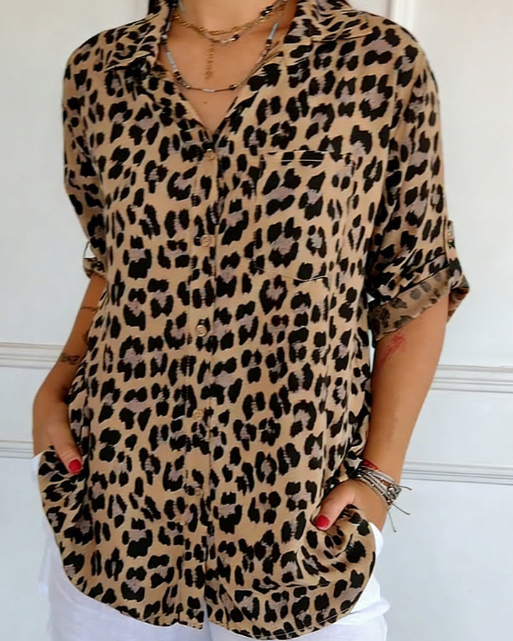 Susan | Leopard Stampa Camicetta
