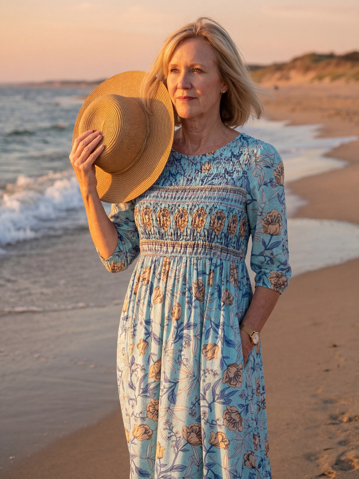 Halia | Meadow Gather Midi Abito