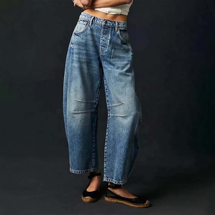 Bronwen | Moderno High Waist Barrel Leg Jeans