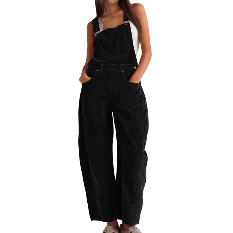 Ethel | Stylish Barrel Gamba Larga Salopette Tuta