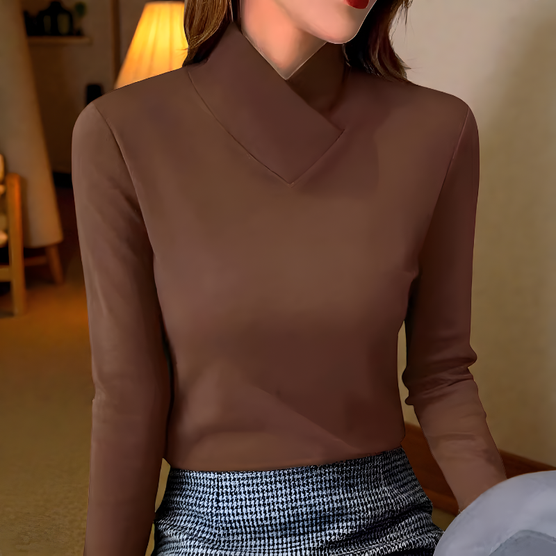 Jacaranda | Minimal Turtleneck Maglia Top
