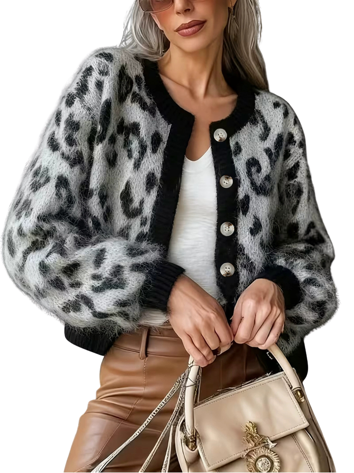 Mariza | Leopard Stampa Cardigan