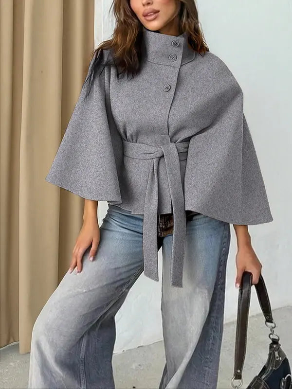 Thelma | Front Buckle Belted Cappotto