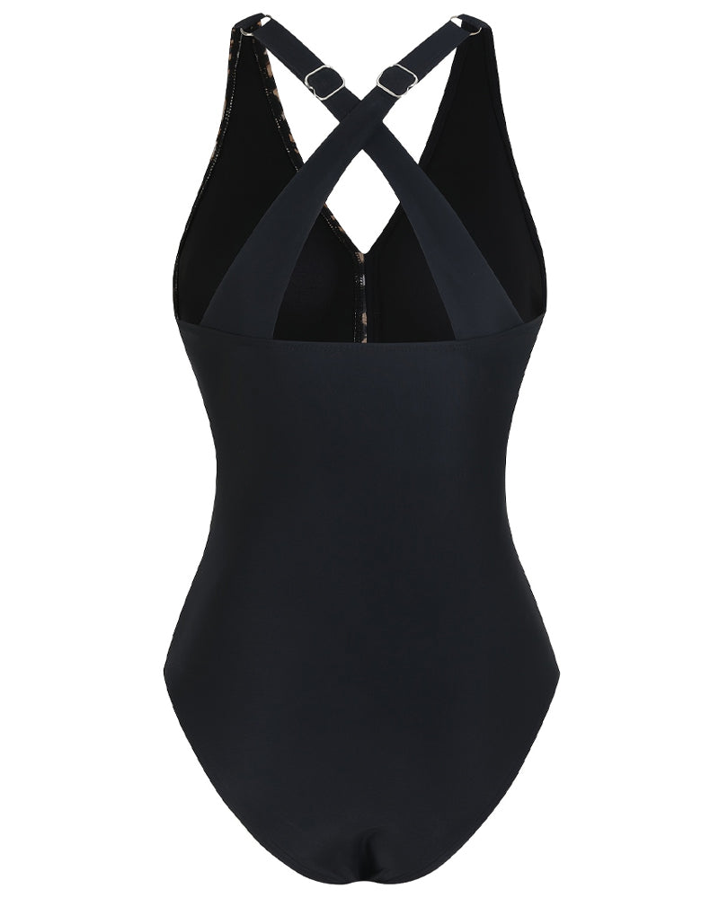 Jill | Leopard One-Piece Costume da Bagno
