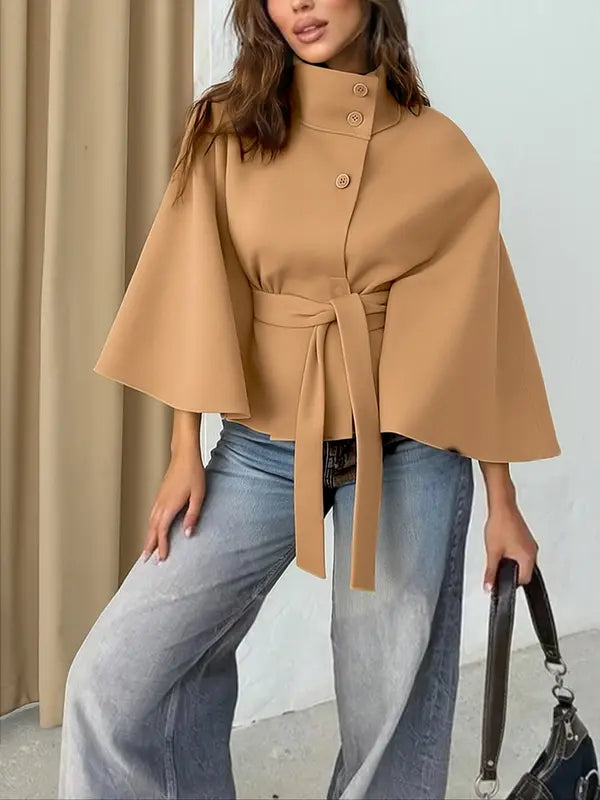 Thelma | Front Buckle Belted Cappotto