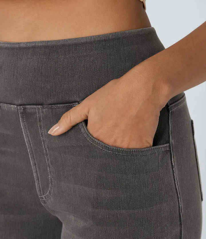 Tully | Elegante Gamba Larga Palazzo Pantaloni for Women