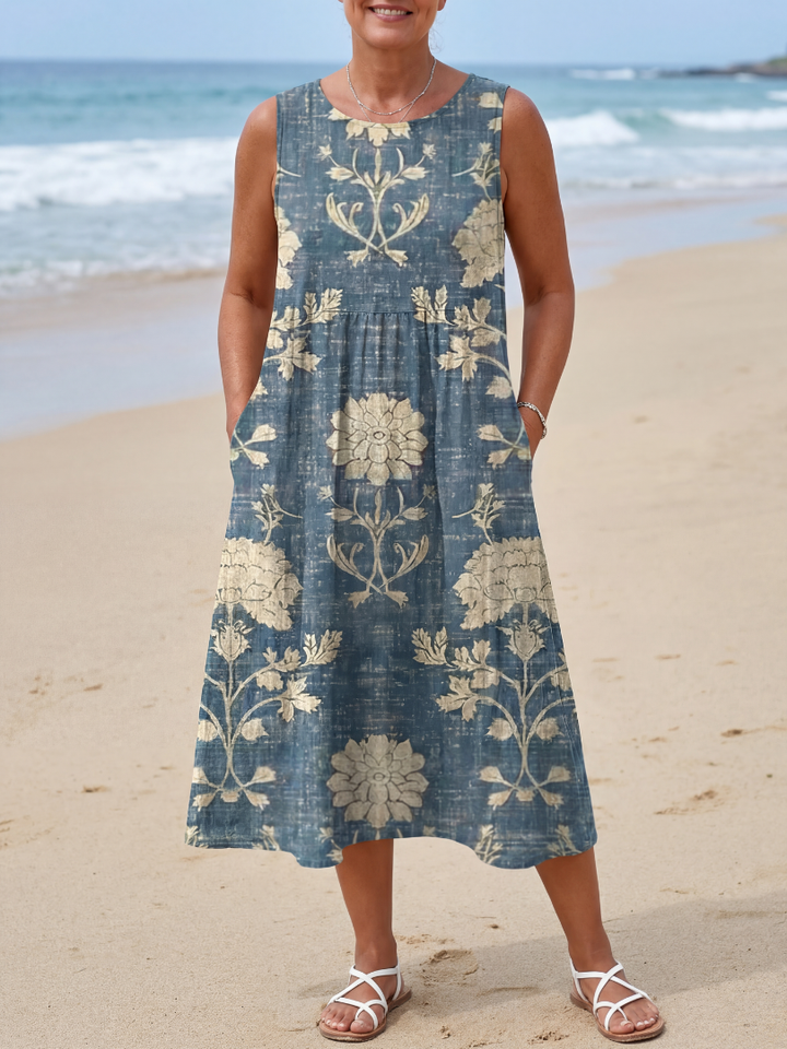 Kailo | Shoreline Floreale Midi Abito
