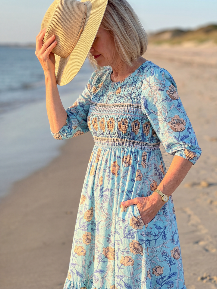 Halia | Meadow Gather Midi Abito
