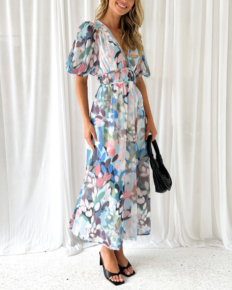 Daisy | Feminine Abito with Floreale Motif