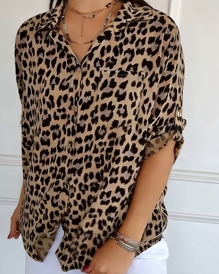 Susan | Leopard Stampa Camicetta